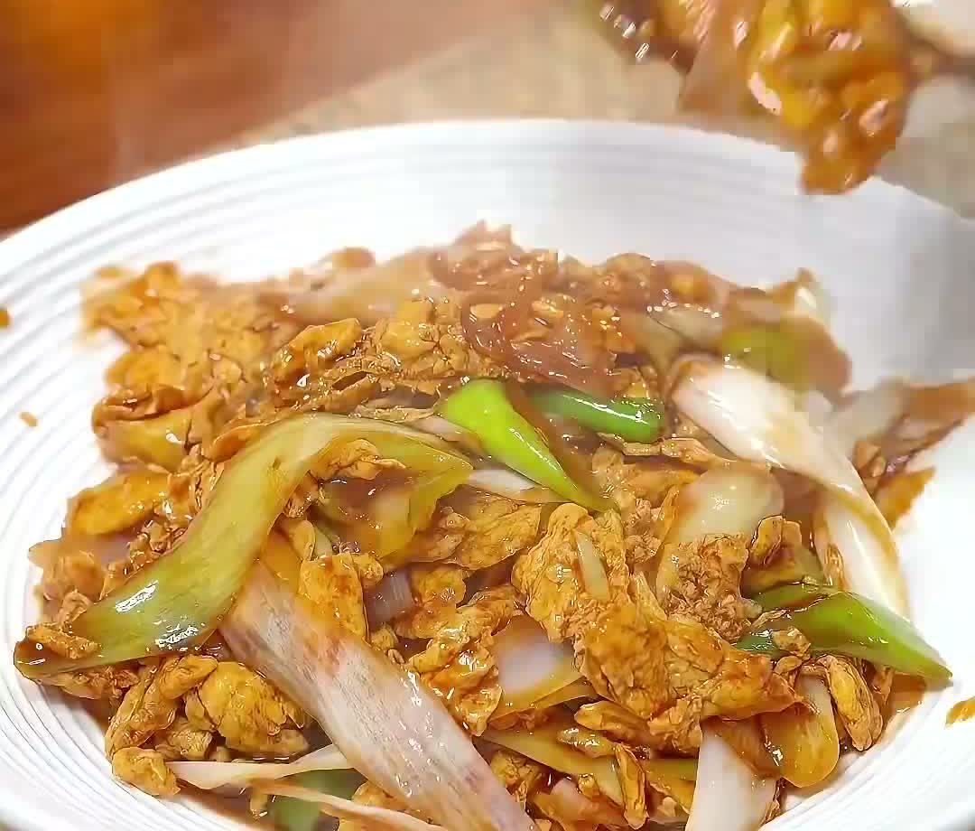 葱爆鸡蛋