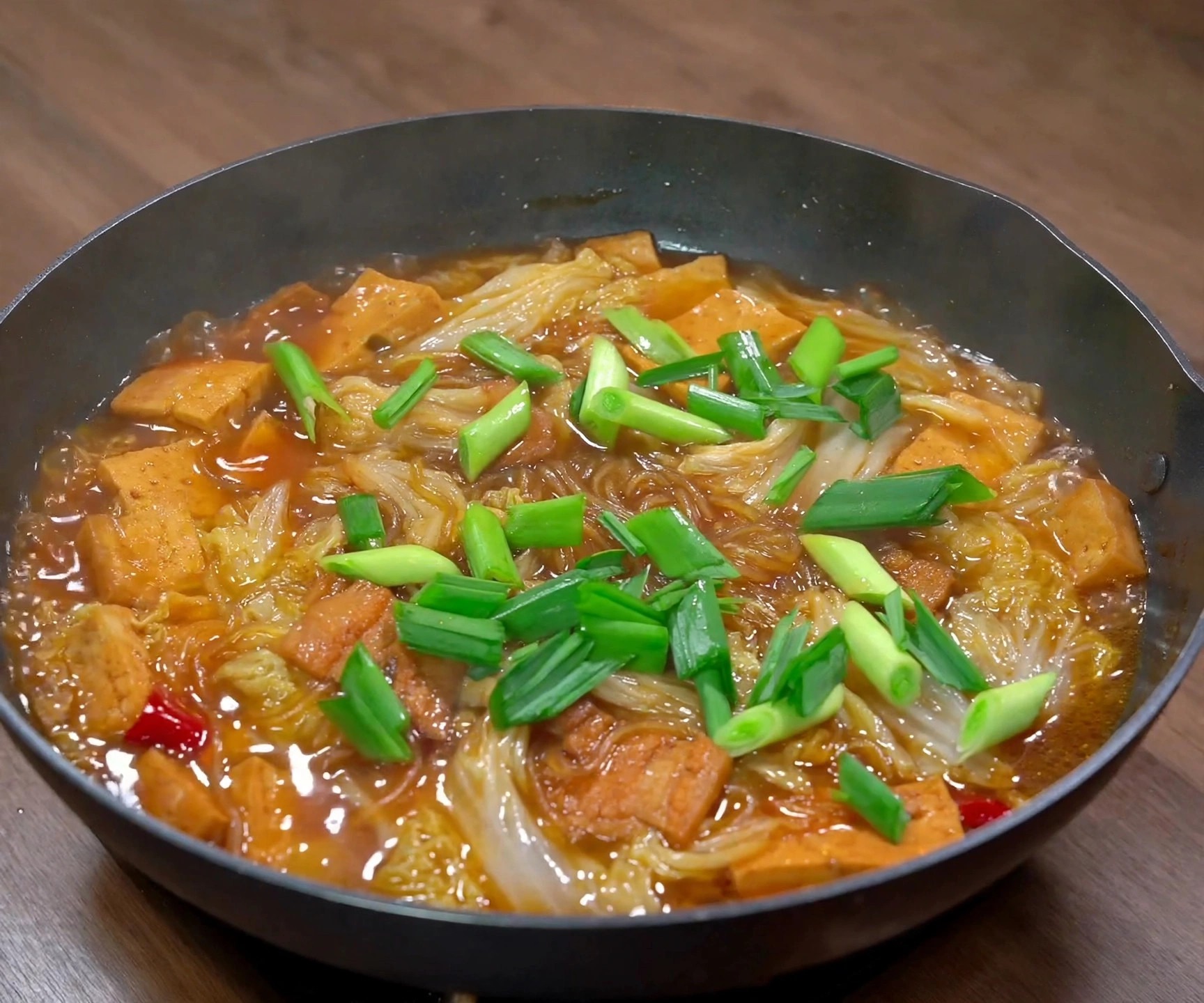 五花肉白菜豆腐炖粉条